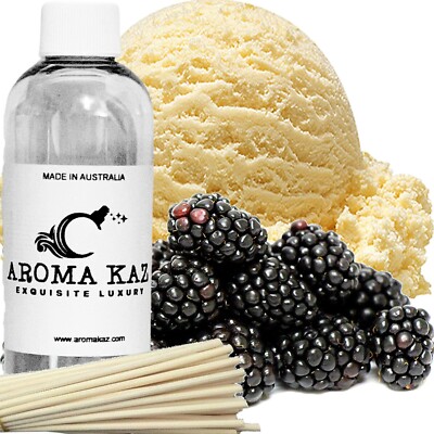 Black Raspberry Vanilla Diffuser Fragrance Oil Refill Air Freshener & Reeds