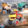 Toy Cars for 1 2 3 Year Old 3 Pack Monster Truck Toys Crocodile Bull Leopard Pull Back Car Big Wheel Animal Toy Trucks for Toddler 1-3 Baby Toys 12 18 Months Boy Girl Toddler Toy for 1 Year Old Gift