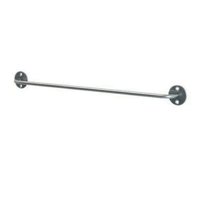 Ikea Bygel Rail Silver 55 cm Hanging Kitchen Organizer Towel Rack Bar 21.75 inch