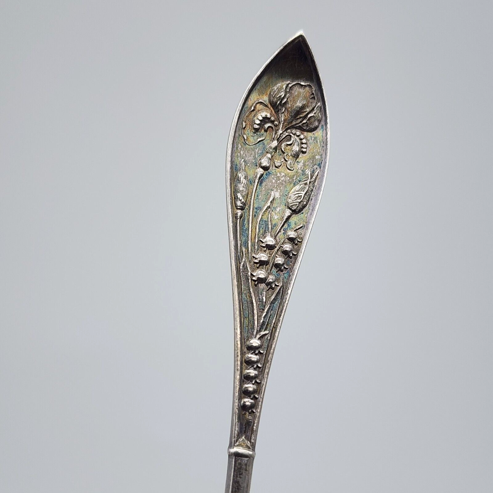 Vintage Christian F. Heise - 826 Silver Denmark - Floral Handle