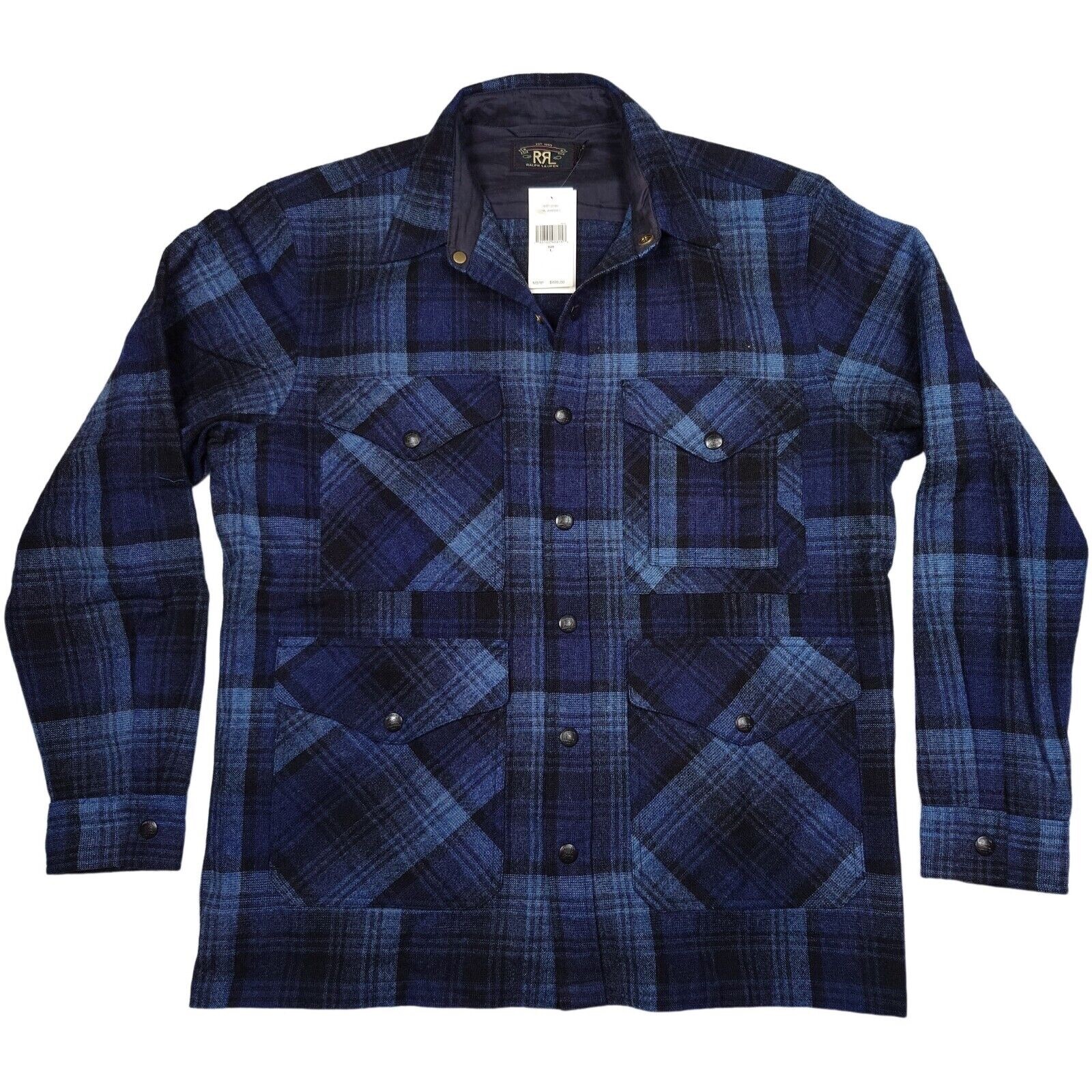 RRL / DOUBLE RL SUPPLY CO. ウールコート サイズ3 RRL ダブルアールエル 10BUTTON 13STAR WOOL P-COAT 10ボタン13