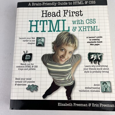 HEAD FIRST HTML WITH CSS & XHTML By Elisabeth Freeman & Eric Freeman 