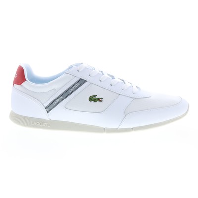 Lacoste Menerva Sport 0722 1 Cma Мужские Белые Холстовые Кроссовки Lifestyle Обувь 11.5