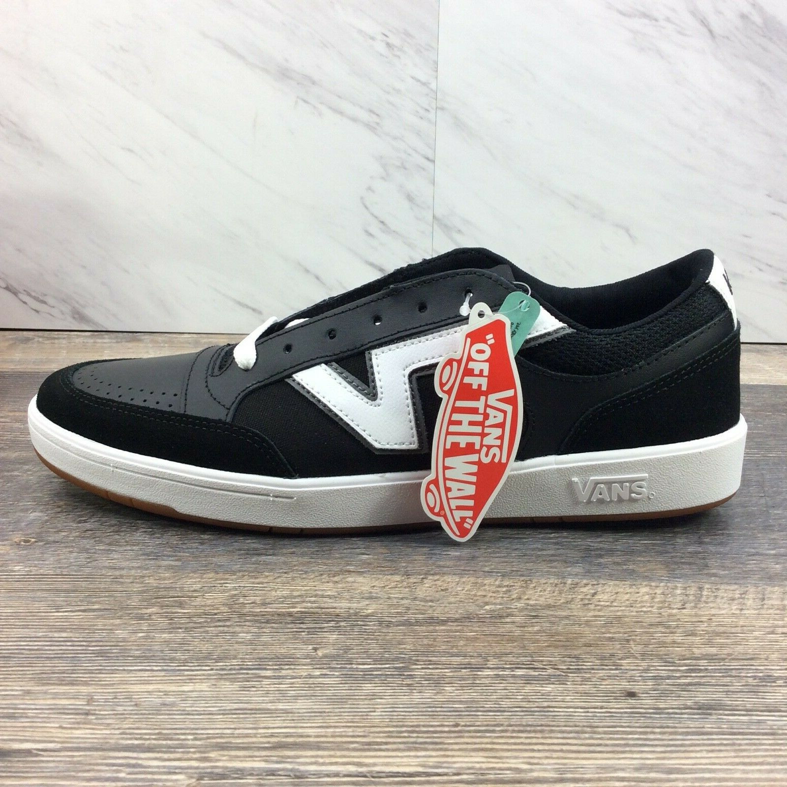 Preowned Vans Lowland Cc Black/true White Sneakers Skate Shoes