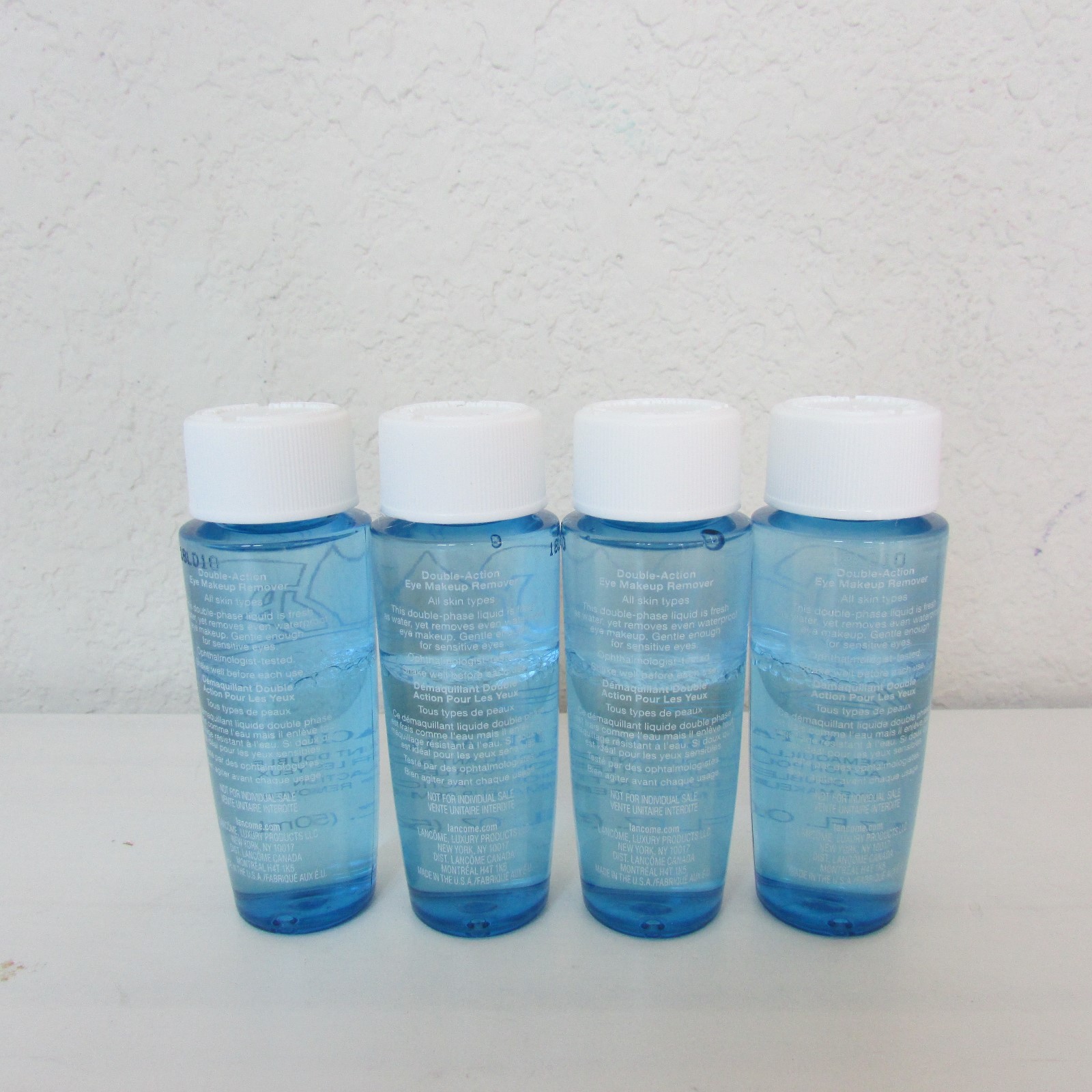 Lot 4 Lancome Bi-Facil Double Action Eye Makeup Remover 1.7 oz/ 50 ml each New