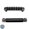 7 string guitar bridge Set, Tune-O-Matic Bridge and Stop Bar Tailpiece with Anchors and Studs for Epiphone Les Paul LP SG Style Electric Guitar (Black)