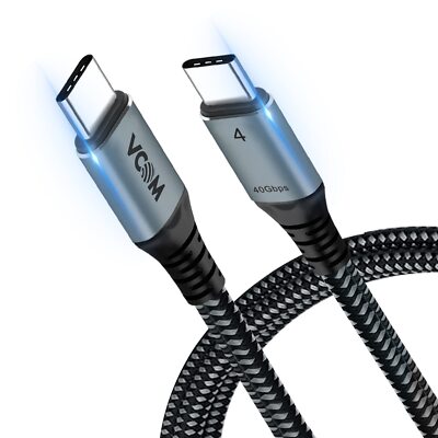 USB 4 Cable for Thunderbolt 4 Cable 4 FT 100W Cable with 40Gbps Data and 8K@3...