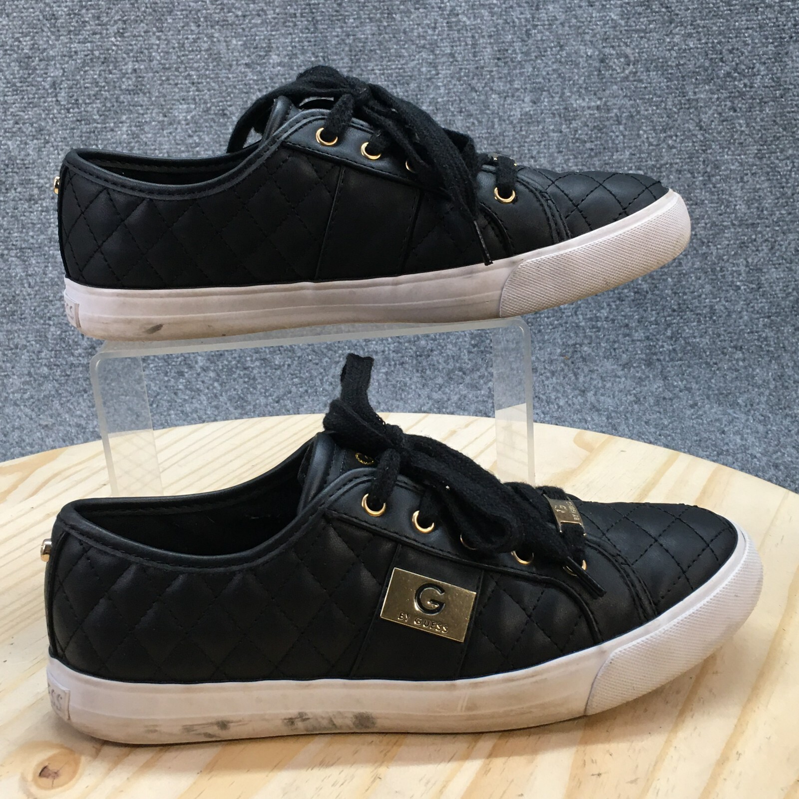 G by Guess Shoes Womens 8 M Backer 2 Casual Sneakers Black
