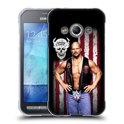 OFFICIAL WWE AMERICAN FLAG SUPERSTARS SOFT GEL CASE FOR SAMSUNG PHONES 4