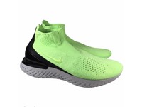 rise react flyknit triple black