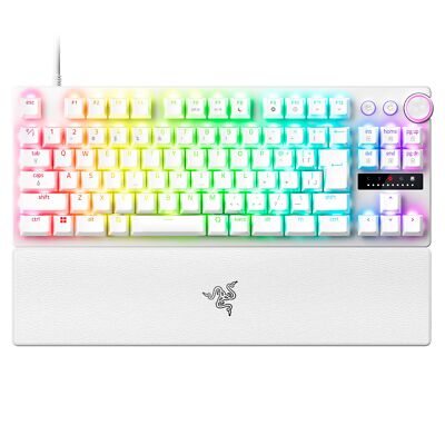 Razer レイザー Huntsman V3 Pro  US配列 RAZER Razor HuntSman V3 Pro Tenkeyless JP (White Edition