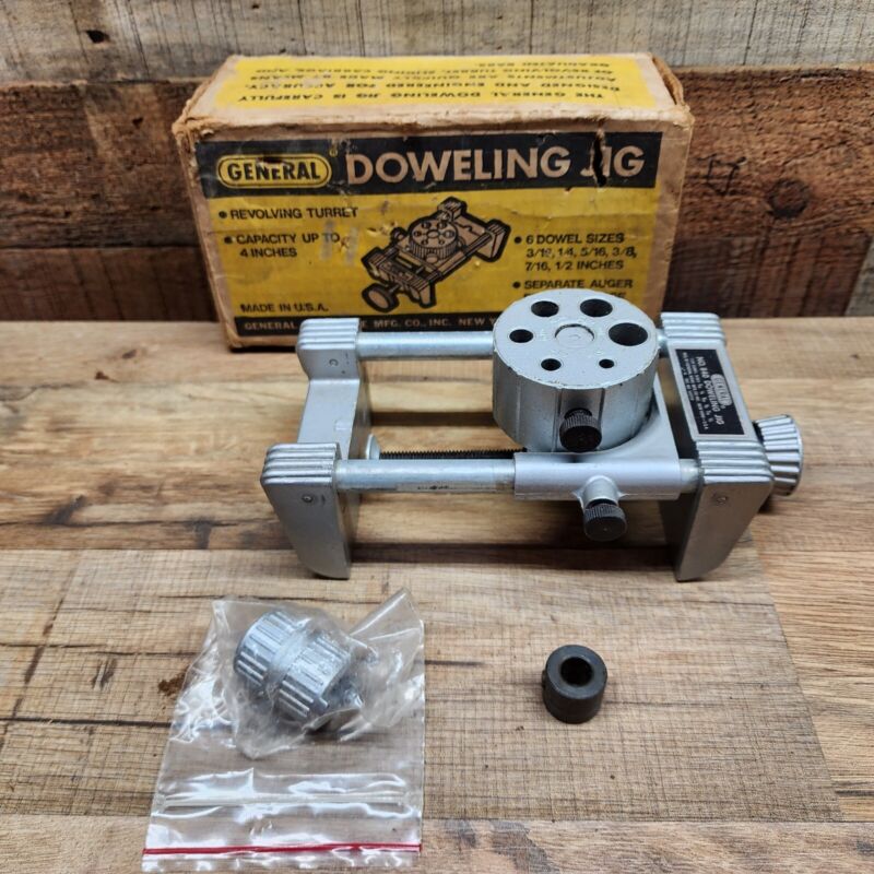 Vintage General Hardware Dowel Jig No. 840 Unused In Original Box - SHIPS FREE!