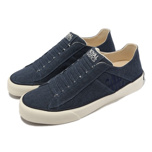 

Royal Elastics Icon M Denim Темно-синие кремовые Мужские слипоны в стиле кэжуал 00531-500, Multi-coloured, Icon M
