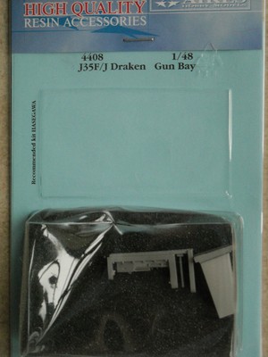 Aires 1/48 4408 J35F/J Draken Gun Bay for Hasegawa Kit