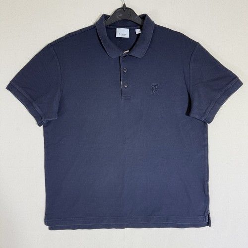 Burberry ネイビー ポロシャツ Mサイズ 新品(USサイズ) Burberry ネイビー ポロシャツ Mサイズ 新品(USサイズ) Check