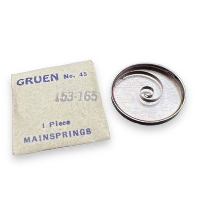 Gruen 153 MAINSPRING Watch Part Material ORIGINAL VTG NOS Gruen 163 Gruen 168