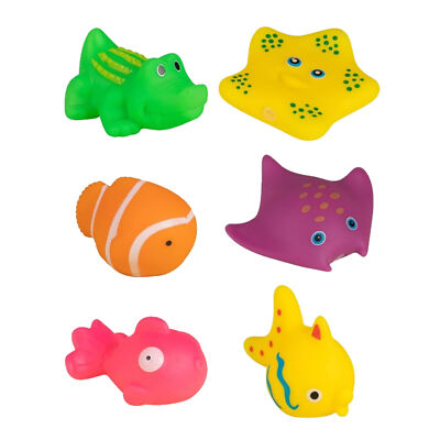 Cat Pool Toys 6pcs Floating Water Toy Cat Interactive Fun Pet Kitten