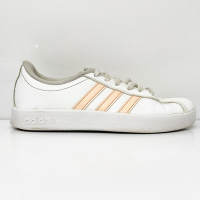 

Adidas Girls VL Court 2.0 EE6901 Белая повседневная обувь Кроссовки Размер 1, Белый, VL Court 2.0