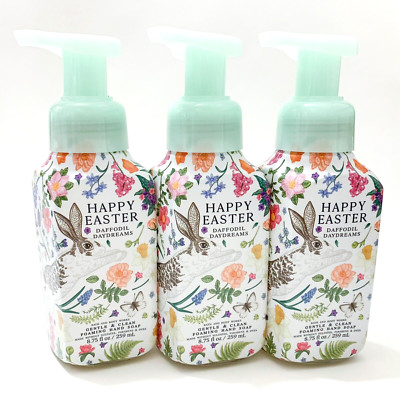 3-Pack Bath & Body Works HAPPY EASTER - DAFFODIL DAYDREAMS Foaming Hand Soap NEW