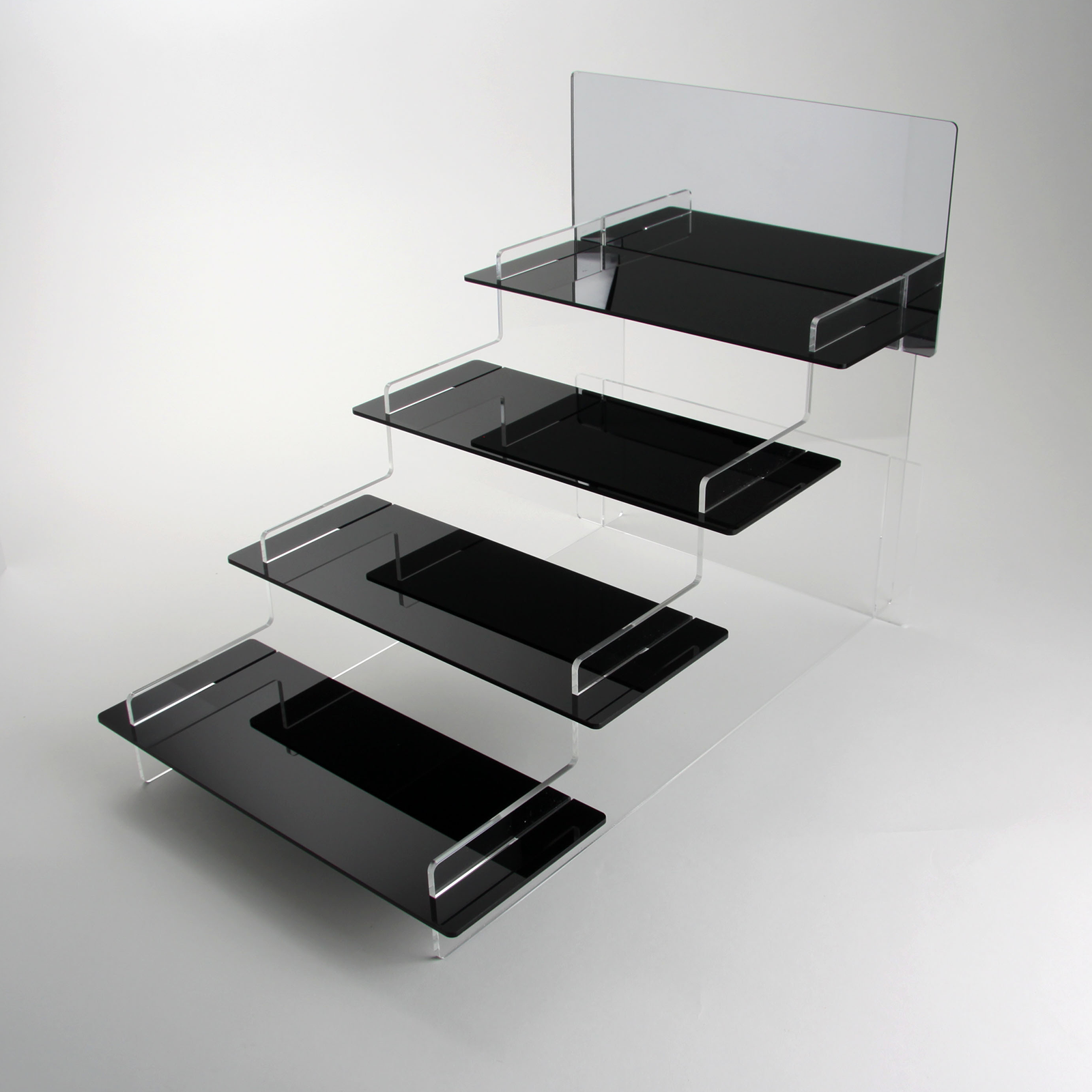 Watch Tiered Display Stand Collection Retail Acrylic 5 Shelf