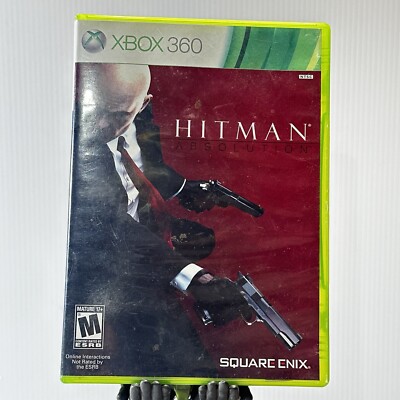 Hitman: Absolution (Microsoft Xbox 360, 2012) Tested and works With Manual