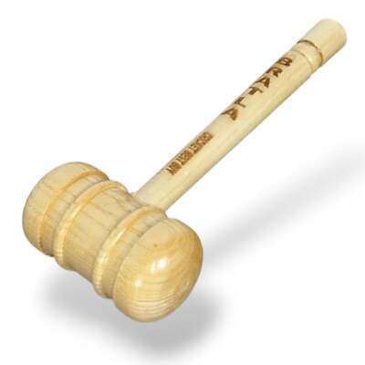 Bratla Cricket Bat Mallet - Pro Cricket Bats Wooden Mallet Hammer, Long Handle 