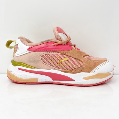 Кроссовки Puma Boys RS Fast 380532-01 Розовый Повседневная Обувь Размер 9 C