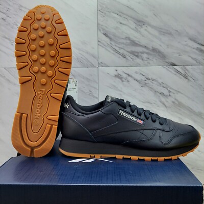 Reebok Classic Leather 'Black Gum' Shoes Lifestyle Sneakers GY0954 Mens Size 11