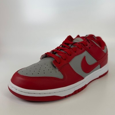 Nike Dunk Low Retro UNLV Medium Grey Varsity Red DD1391-002 Mens 10.5