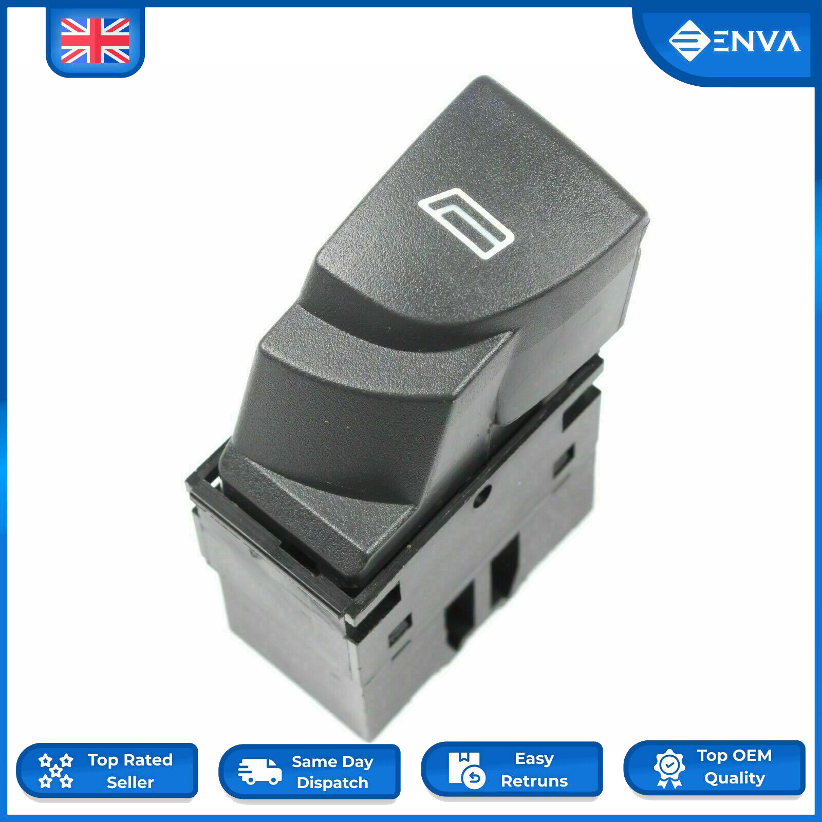 For Peugeot Boxer 2002-2006 Driver Side Window Control Switch 7353156192/6554.T
