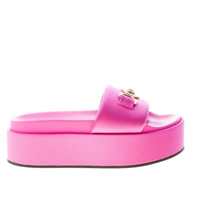 VERSACE women shoes Medusa '95 platform slide sandal in pink