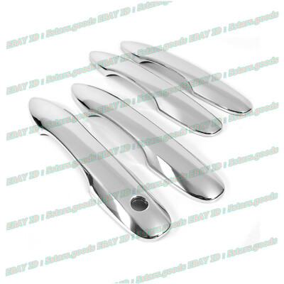 Chrome Set For 20 21 22 23 2024 Toyota Corolla Sedan Side Door Handle Cover Trim