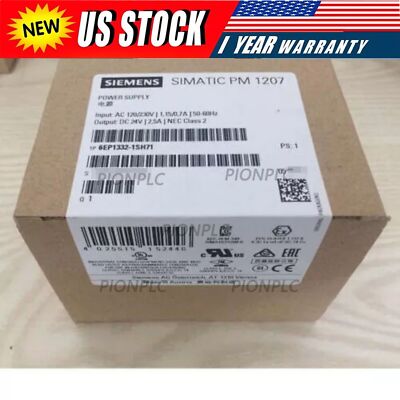 New Siemens 6EP1332-1SH71 SIMATIC S7-1200  PM1207 Power Supply 6EP1 332-1SH71