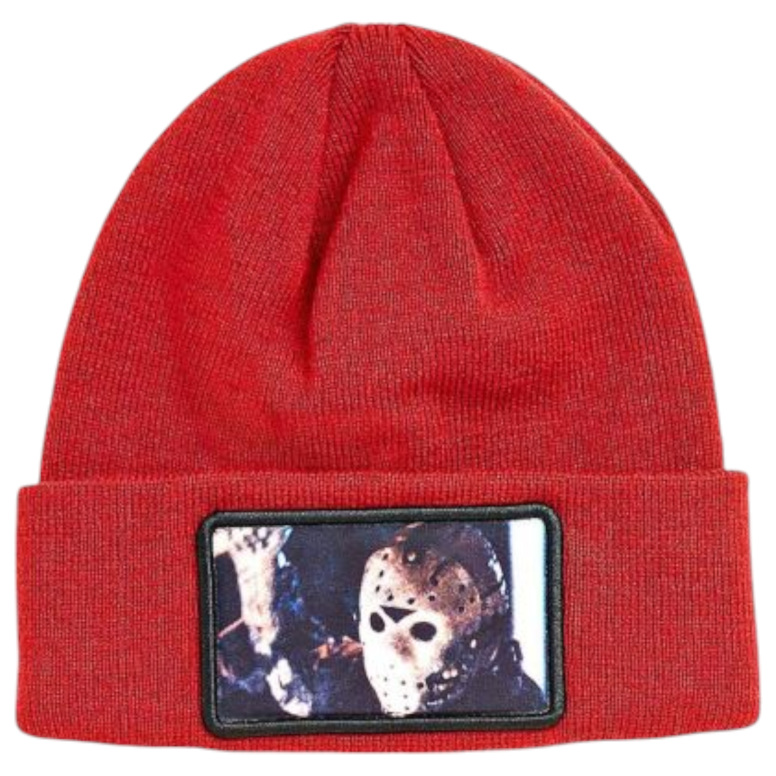 Bioworld Friday The 13th Jason Patch Cuffed Beanie Toque Knit Hat