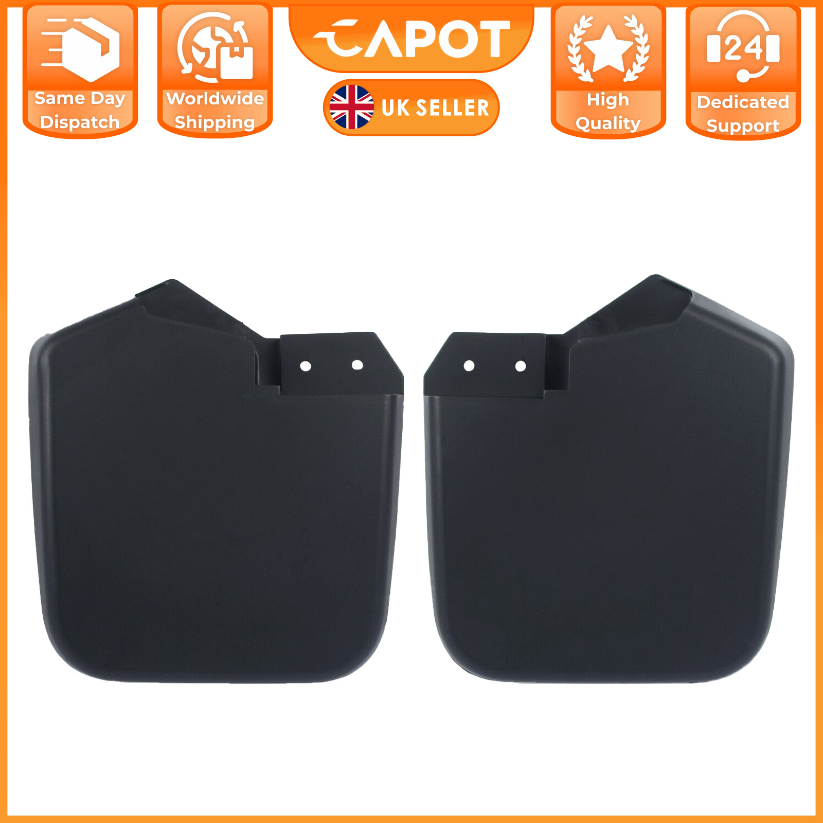 FOR FORD TRANSIT CUSTOM FRONT MUDFLAPS GUARD PAIR LEFT AND RIGHT SET 2012-2022