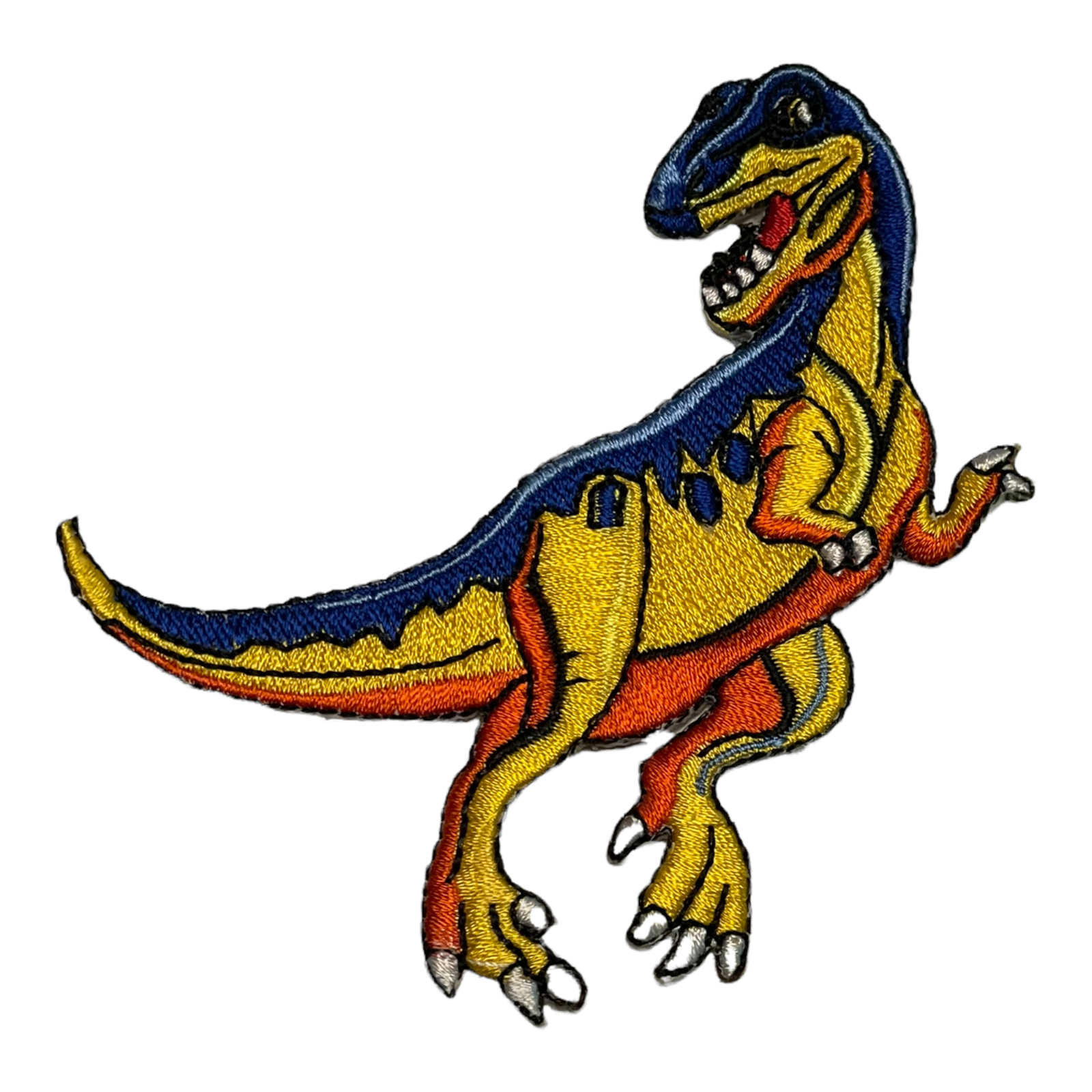 Embroidery Dinosaur Patches Sew On Iron On Patch Flowers Badge Fabric Applique