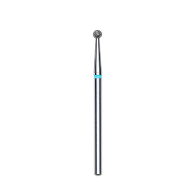 Staleks diamond nail drill bit, ''ball'', blue, head diameter 2,7 mm -FA01B027