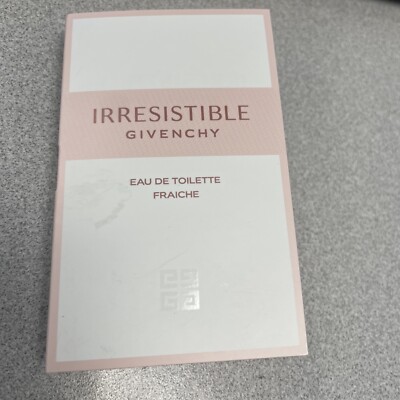 Irresistible by Givenchy Fraiche Eau de Toilette EDT 1ml 0.03oz Sample Spray New