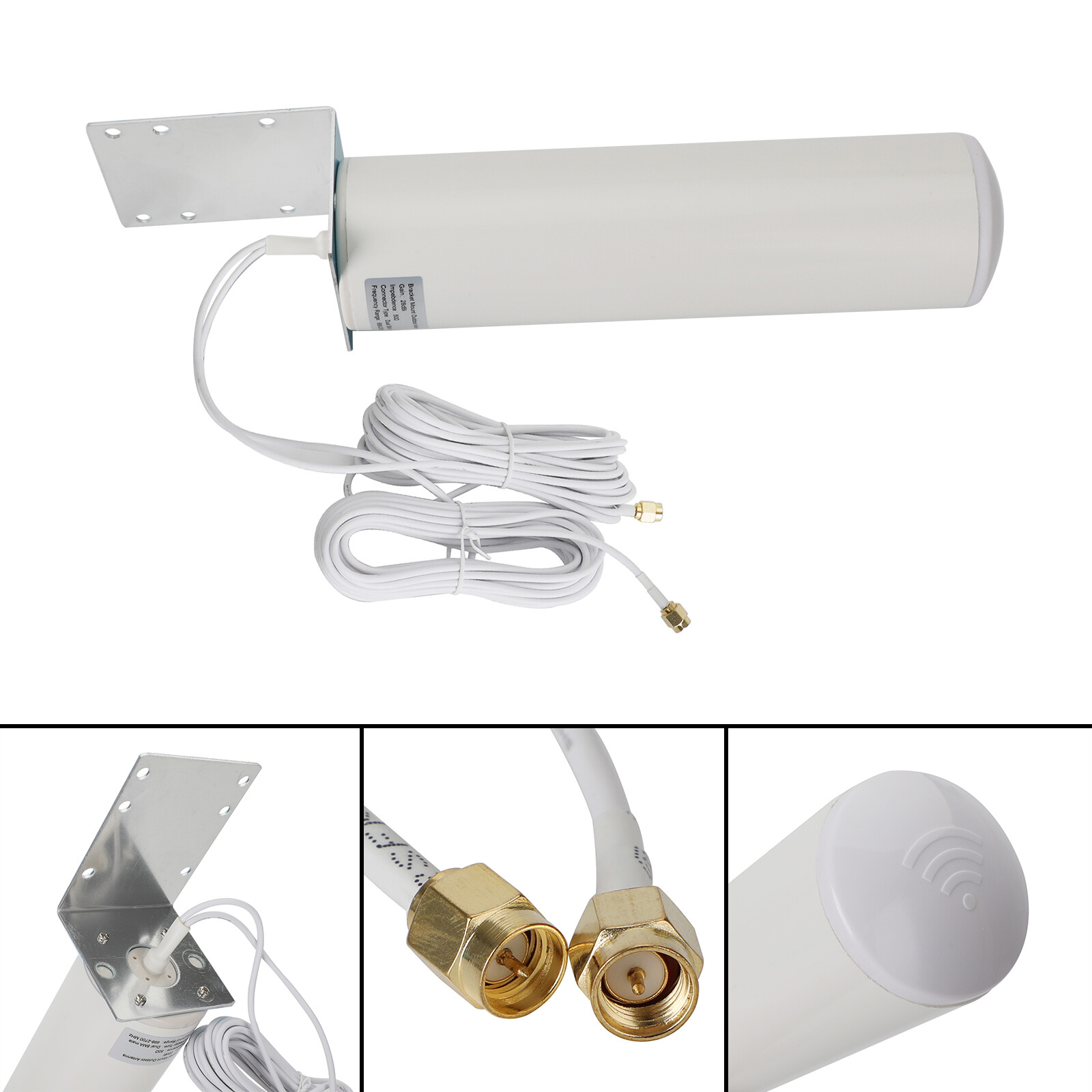 High Gain External 3G 4G LTE SMA Antenna for MOFI 4500 Cellular 4G SMA'Connector