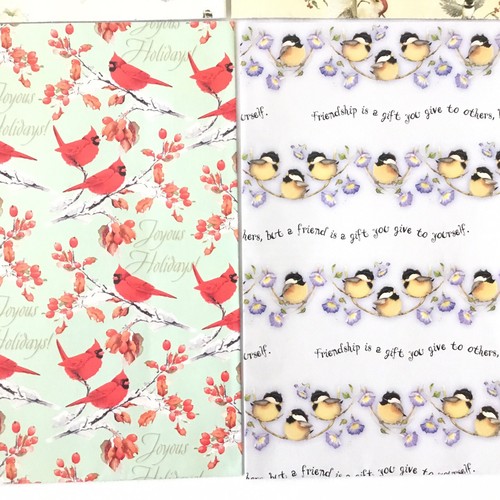 Birds Gift Wrap Wrapping Paper WWF World Wildlife Fund