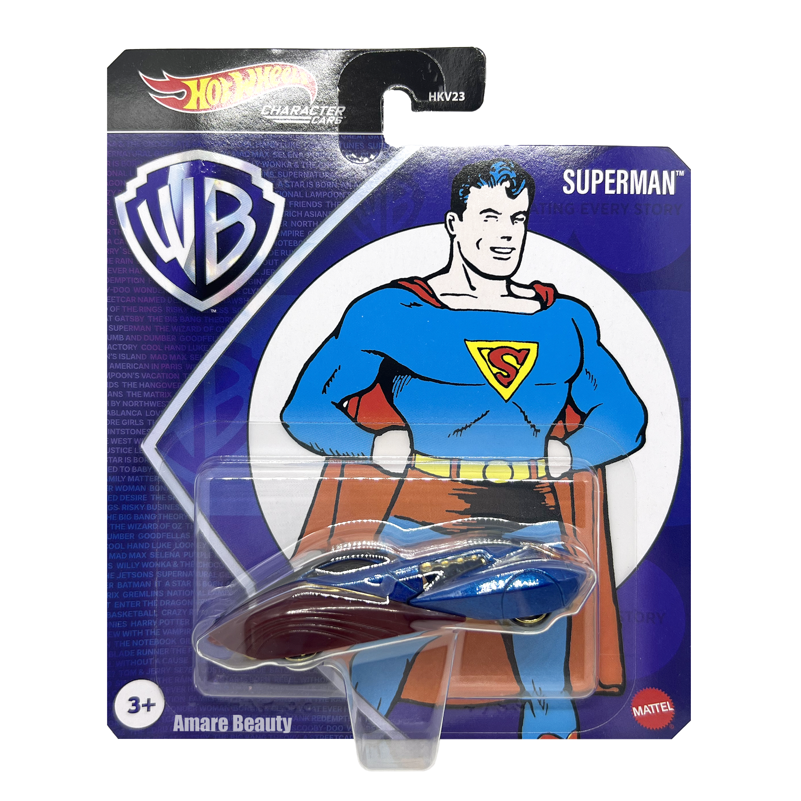 Warner Bros Dc Character Cars Toys Die-cast 1:64 Scale - Superman