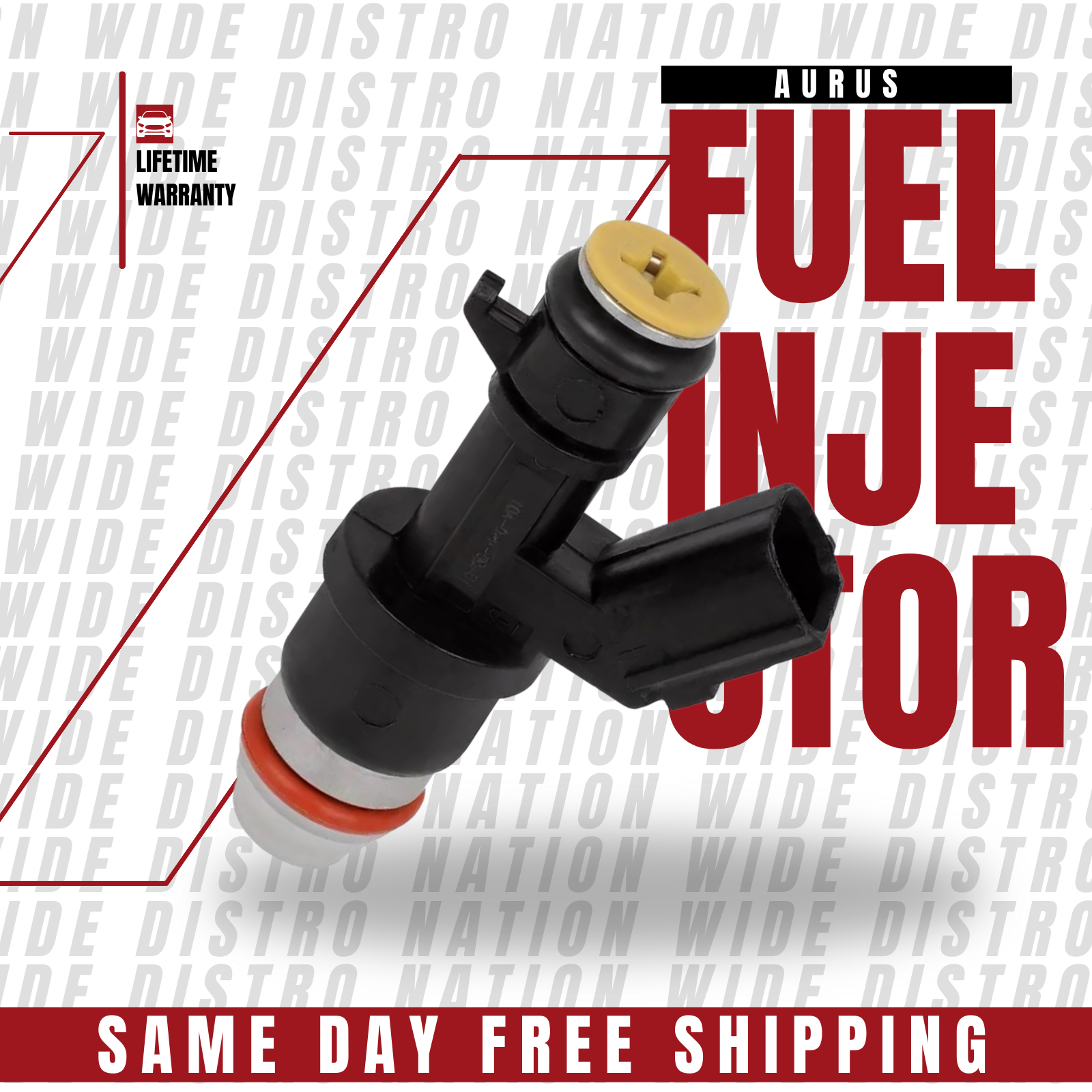 1x OEM NEW AURUS Fuel Injector for 2013 2014 2015 Acura ILX 2.4L 16450-R40-A01