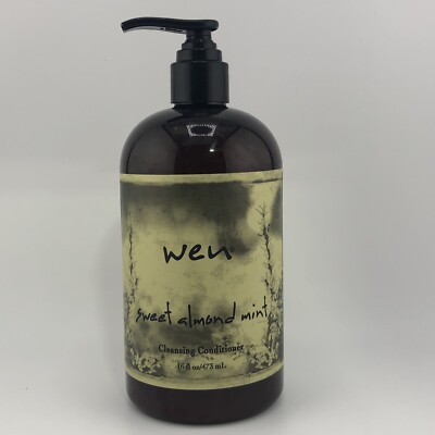 New Wen Winter Sweet Almond Mint Cleansing Conditioner with pump 16 fl oz/473 ml