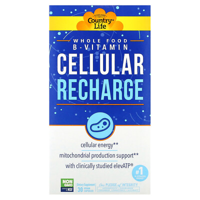 Cellular Recharge, 30 веганских капсул