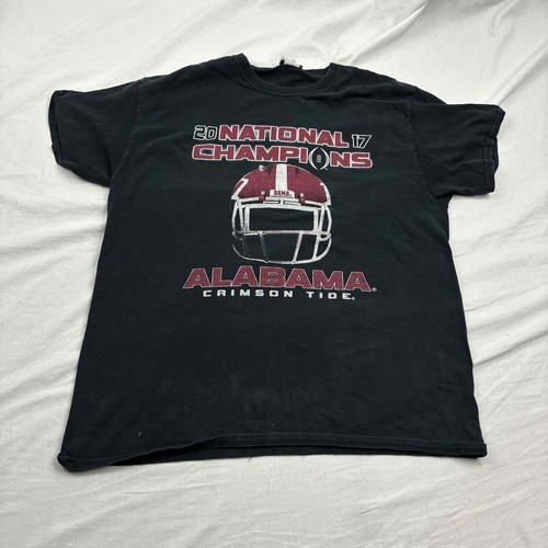 Blue 84 Alabama Crimson Tide National Champions Unisex T Shirt Black Large