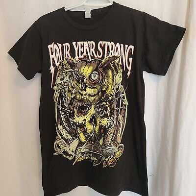 Four Year Strong Owl/Skull Shirt SMALL