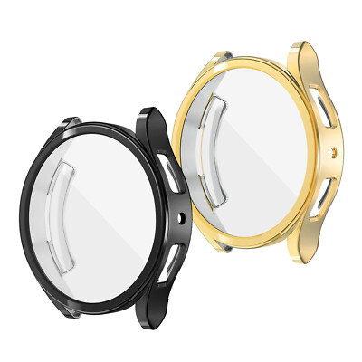 2Pk For Samsung Galaxy Watch 7 6 5 4 40/44mm TPU Glass Screen Protector Case