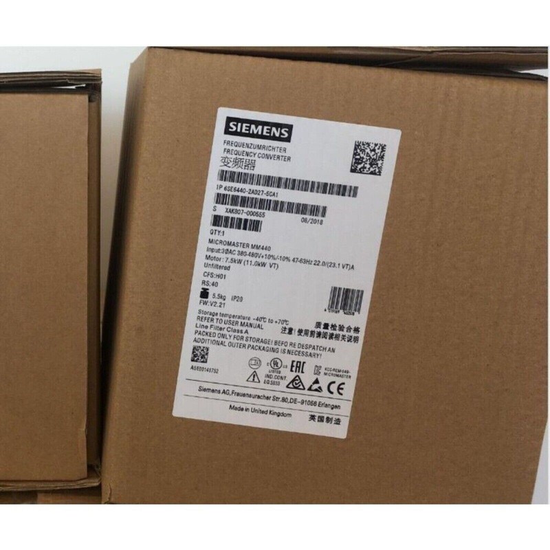 New Siemens 6se6440-2ad27-5ca1 Micromaster440 With Filter 6se6 440-2ad27-5ca1