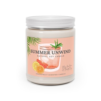 Grapefruit Summer Scented Candles, 9oz