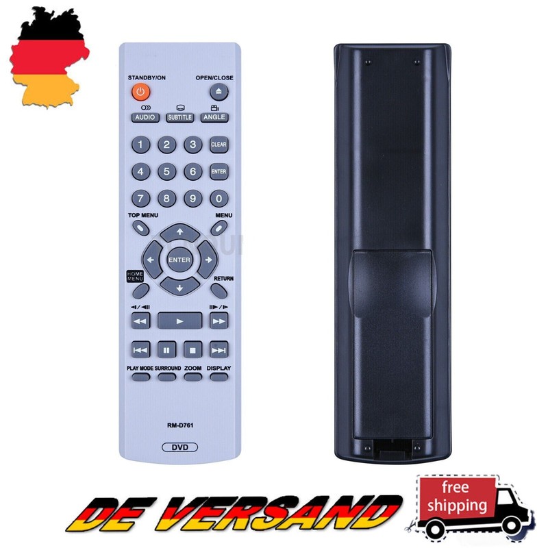 Rm-D761 Fernbedienung FÃ¼R Pioneer Dvd Player Dv-300 Dv-310v Dv393 Dv-400v Dv410v